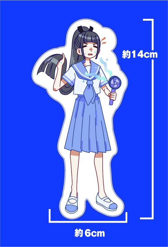 初星UNIFORM_雨夜燕ダイカットステッカー