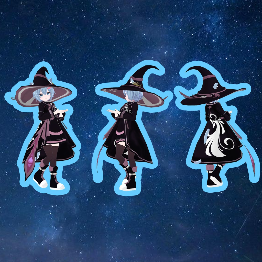 魔女衣装/Witch costume 【ミーシェ用、ラスク用】