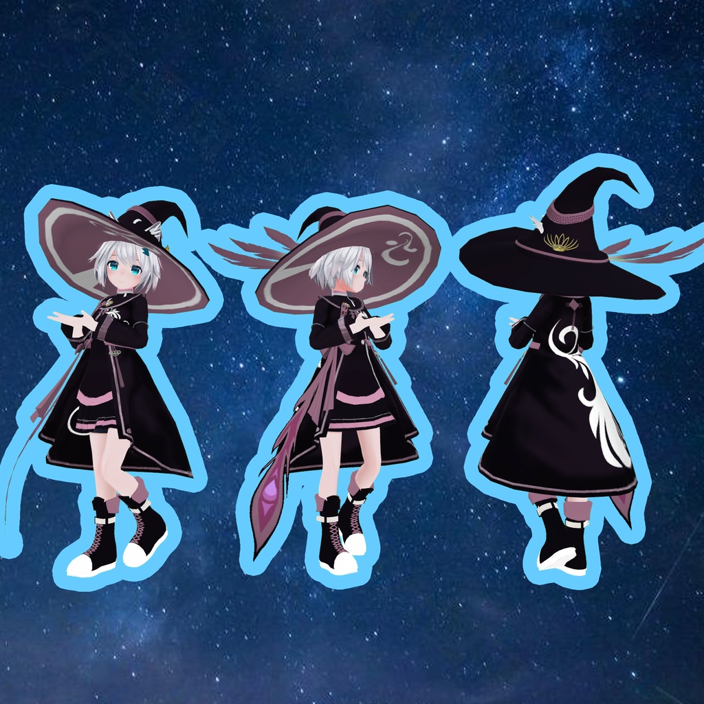 魔女衣装/Witch costume 【ミーシェ用、ラスク用】