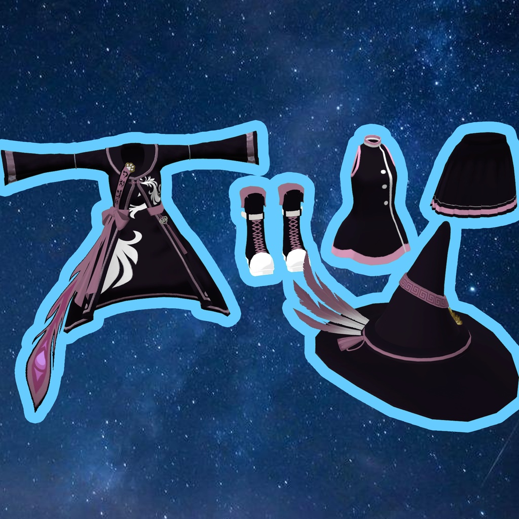 魔女衣装/Witch costume 【ミーシェ用、ラスク用】