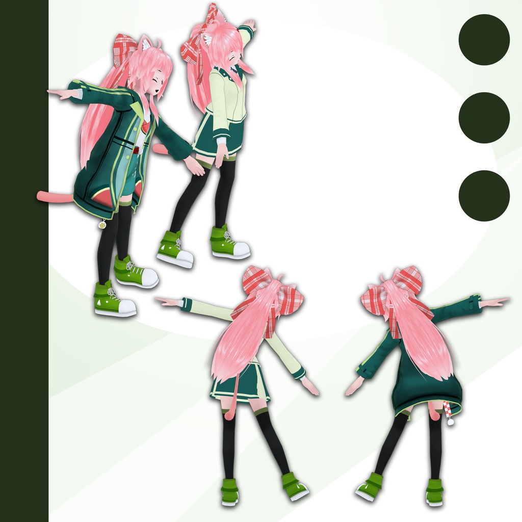 【VRChat】【オリジナル3Dモデル】スイカ Suiga