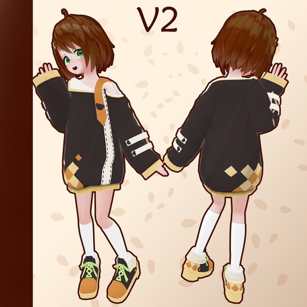 【オリジナル3Dモデル】セサメ / 芝麻 / Sesame