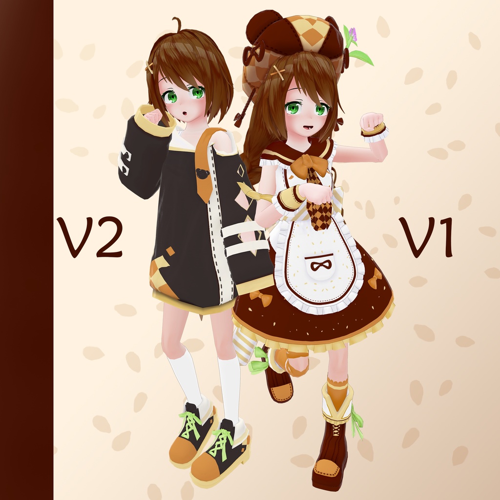 【オリジナル3Dモデル】セサメ / 芝麻 / Sesame