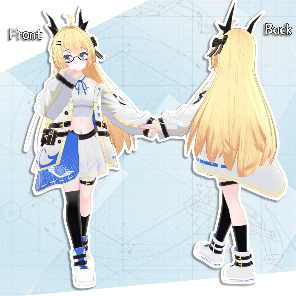 【オリジナル3Dモデル】エライト/Elat/依莱特