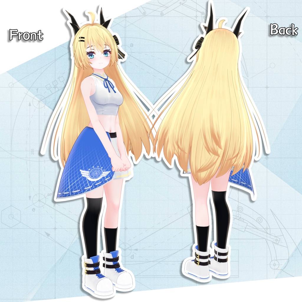 【オリジナル3Dモデル】エライト/Elat/依莱特