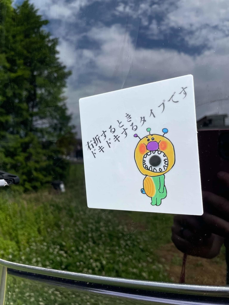 車ステッカー☆運転ヘタながら