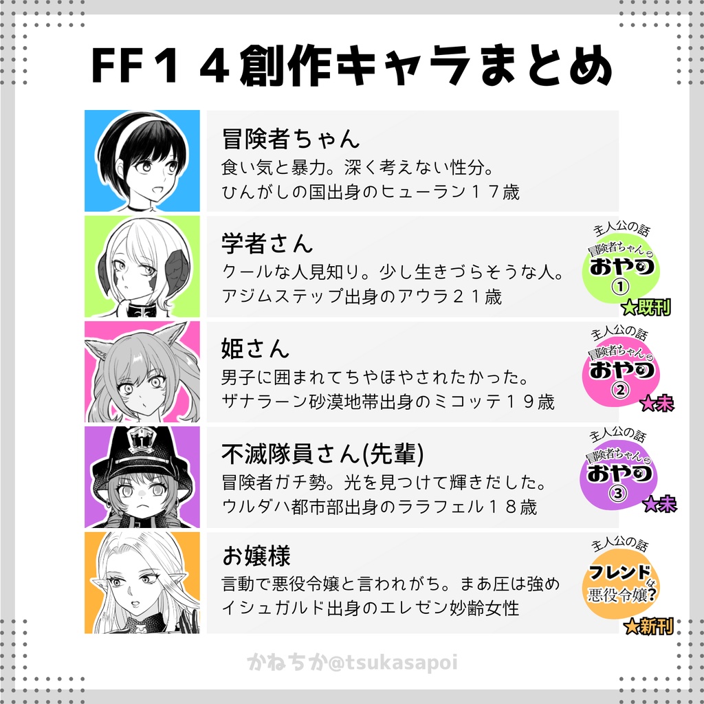 【FF14】フレンドは悪役令嬢?【頭割り7】