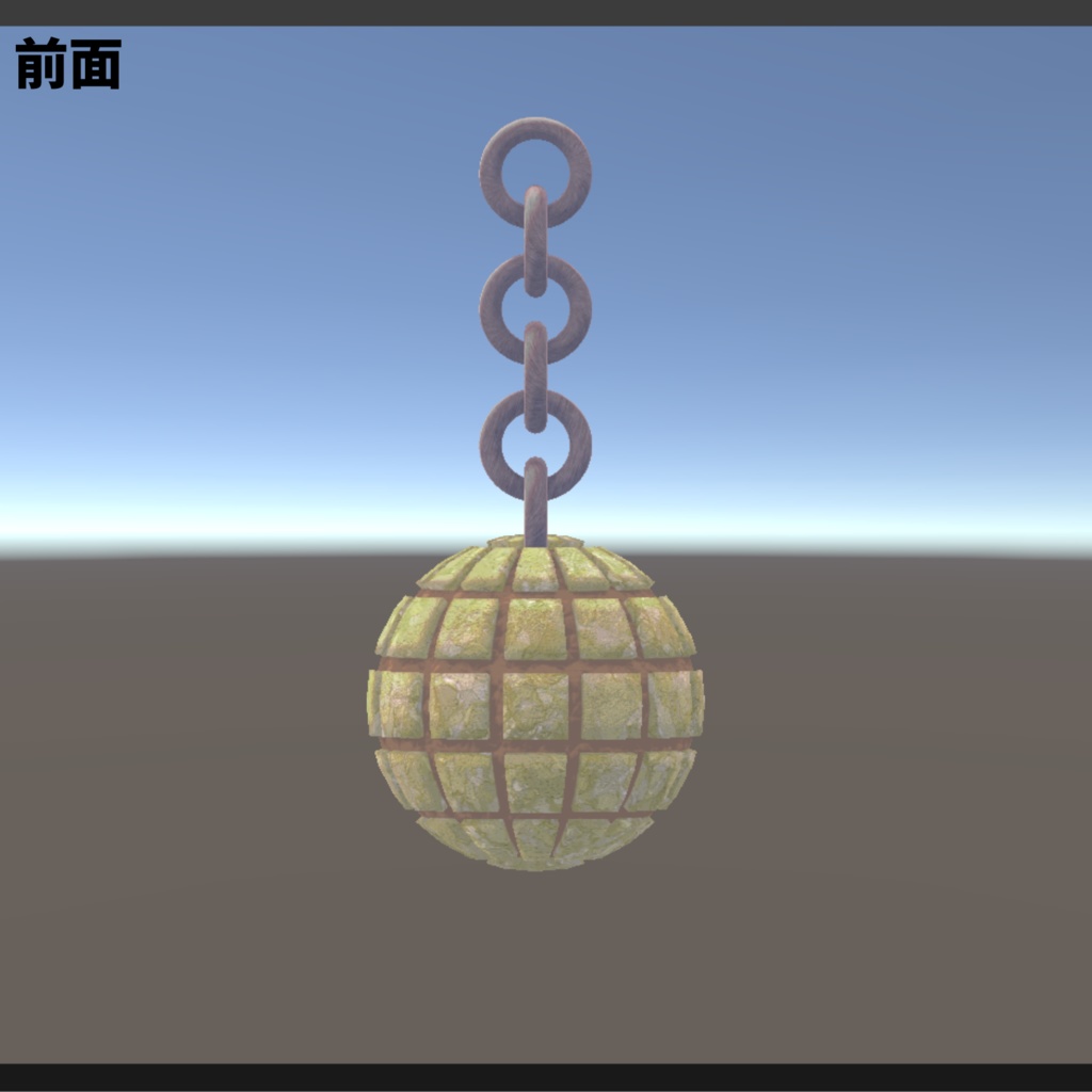 メロンパンのイヤリング・ネックレス