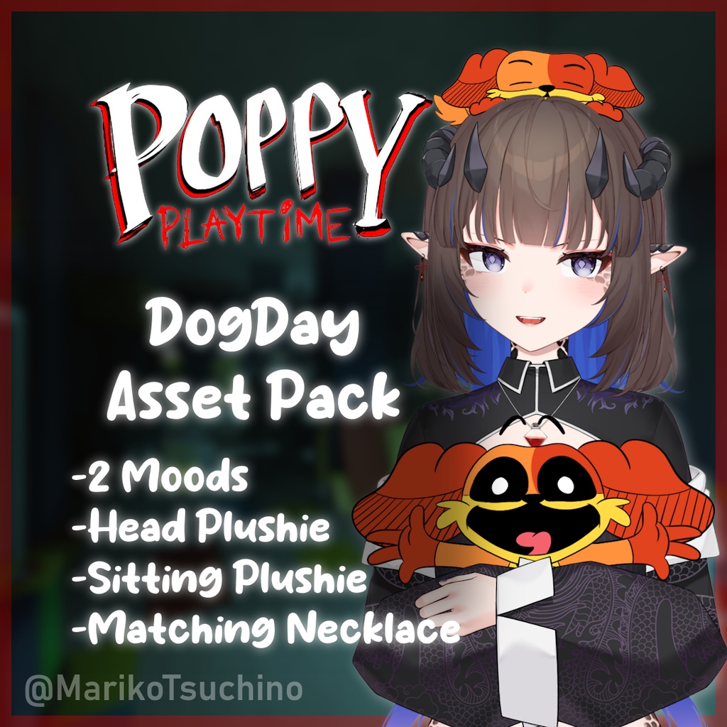 Poppy Playtime DogDay VTuber Asset Pack