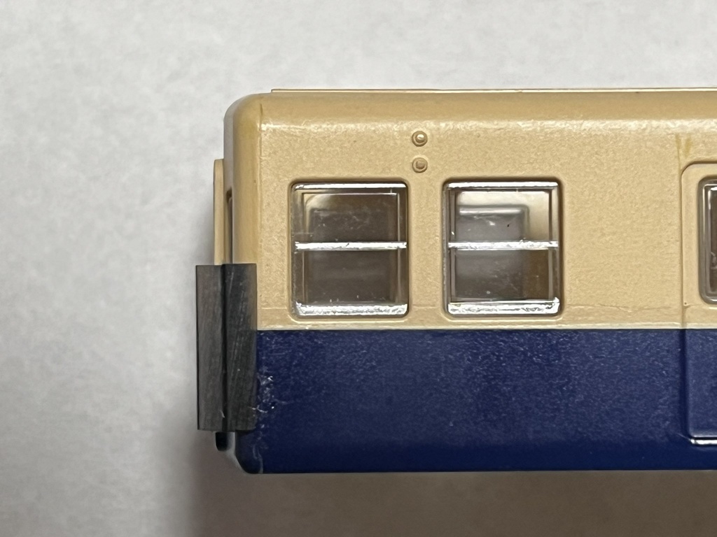 中間車化改造車用転落防止幌