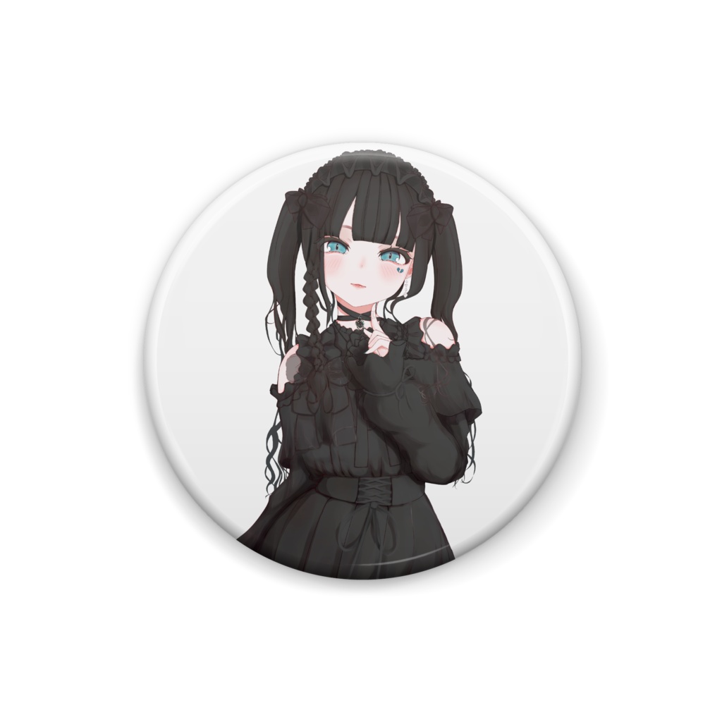 地雷系(黒)ちゃんカラコン(水)