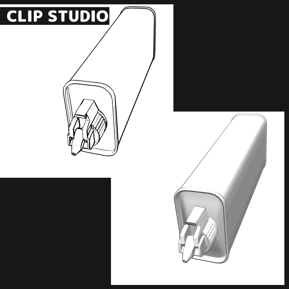 【3Dモデル】ライター用オイル缶