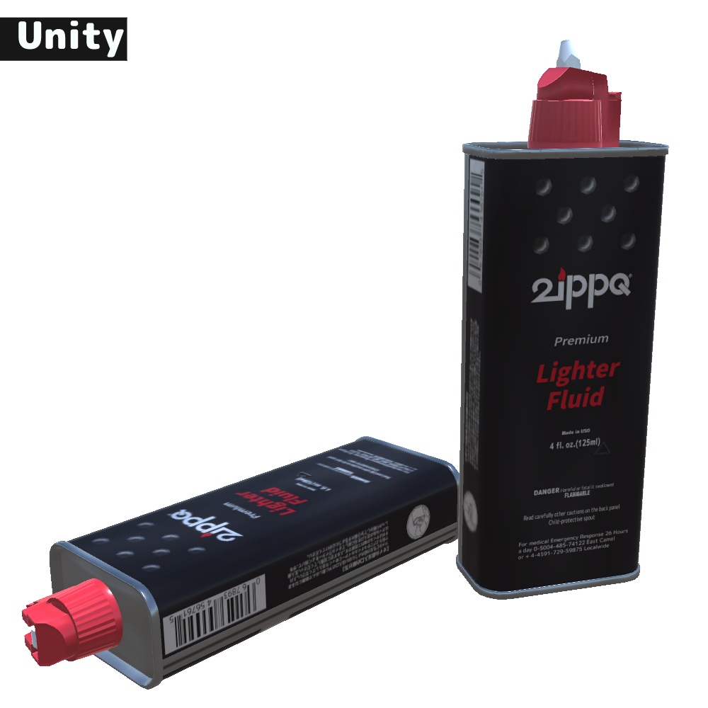 【3Dモデル】ライター用オイル缶