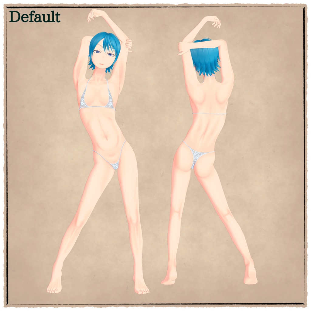 【2週間限定40%OFF】VRChat向けアバター「陸子 -Rikuko-」