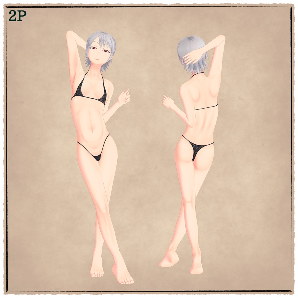 【2週間限定40%OFF】VRChat向けアバター「陸子 -Rikuko-」