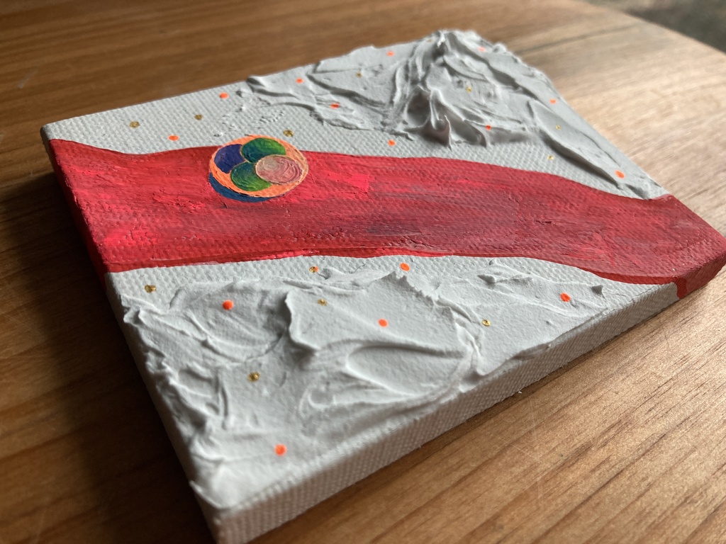 【ミニキャンバス原画】進んでく胚