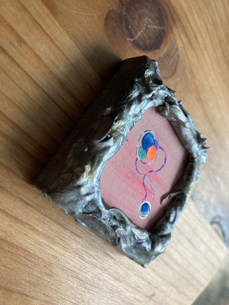 【ミニキャンバス原画】タカラモノノ胚