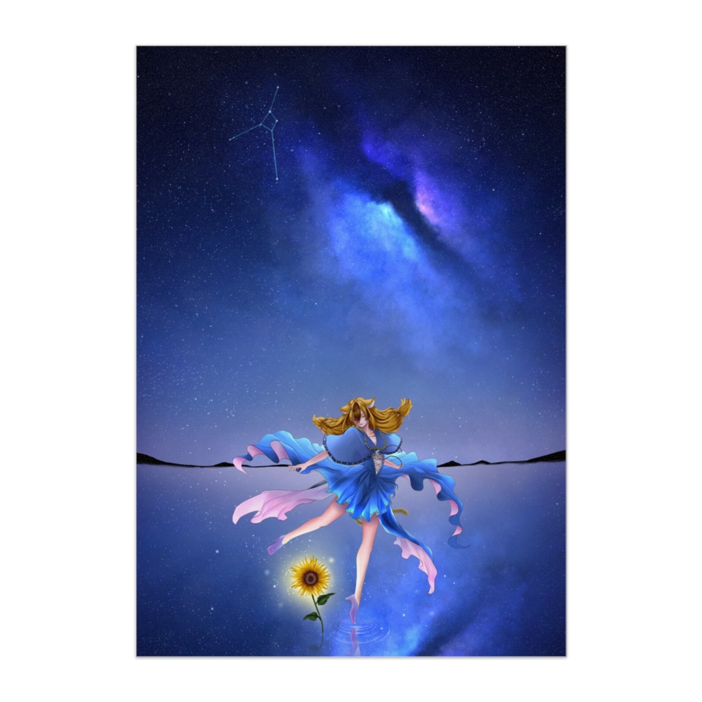 埜楽乃 とら子 新衣装キービジュアルパネル