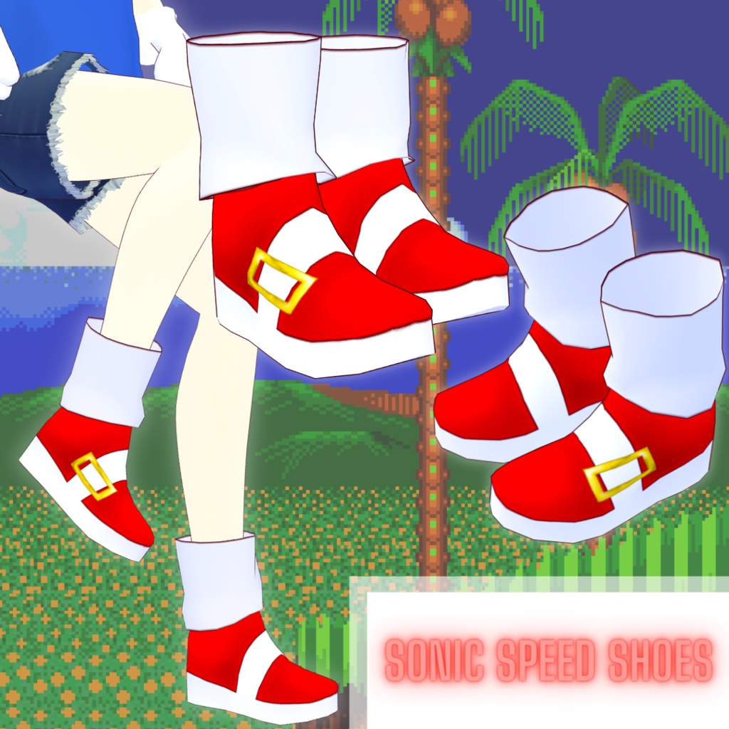 [VRoid Studio] Sonic Speed Shoes