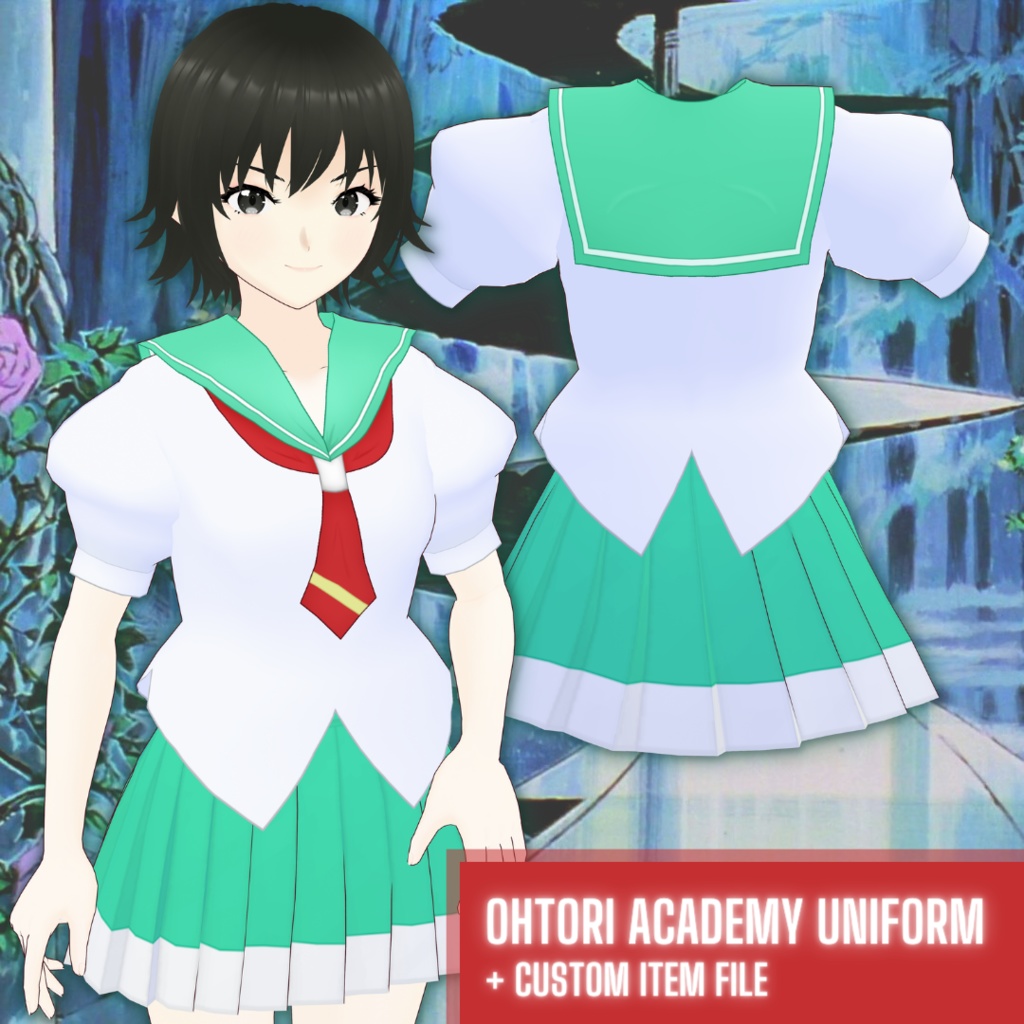 [VRoid Studio] Ohtori Female Uniform Set UPDATED