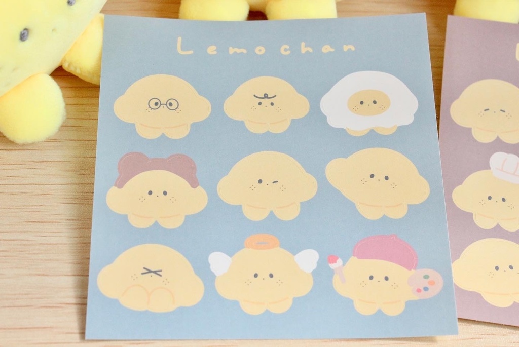 れもちゃんシール 全2種