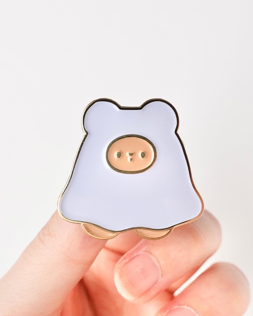 む〜ちゃんおばけピンバッジ