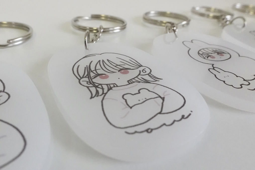 フレンドランダムアクキー(線画ver.)