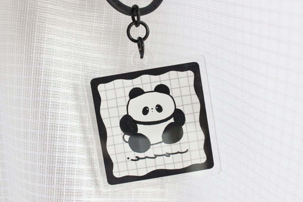 スクエアアクリルキーホルダー