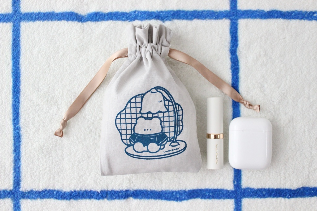 ミニ巾着《柄:全8種/色:2色》