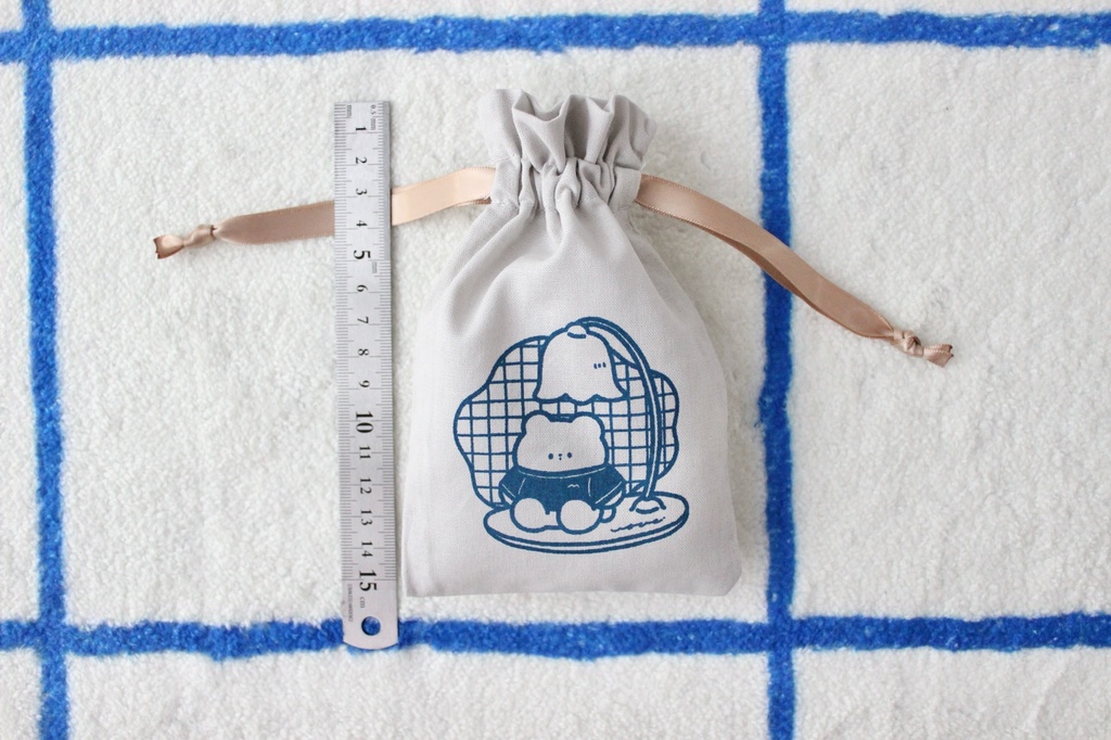 ミニ巾着《柄:全8種/色:2色》