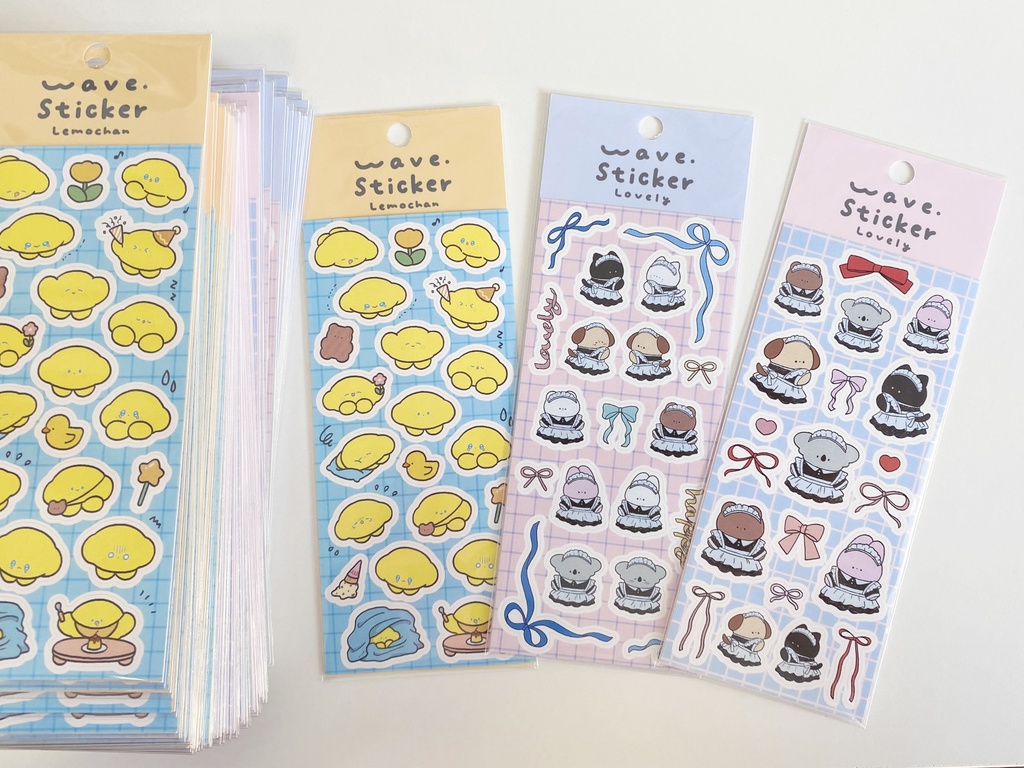 ラブリーメイドシール 全2種