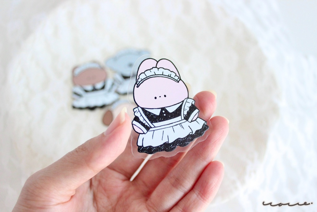 メイドクリアステッカー 全5種