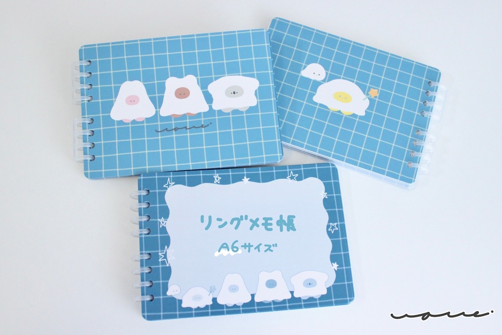 リングメモ帳 A6サイズ
