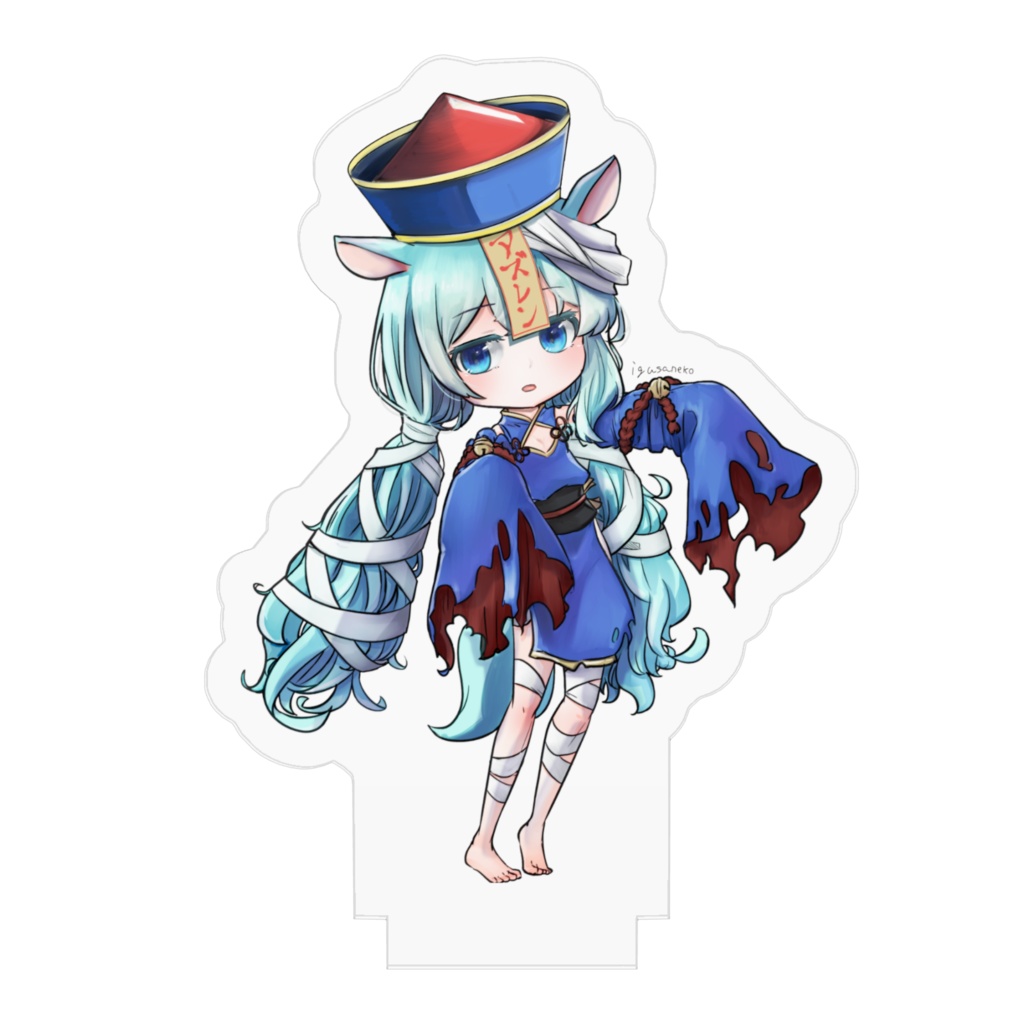 アズールレーン 三日月 アクスタ(非公式 タイヤキョンシー)