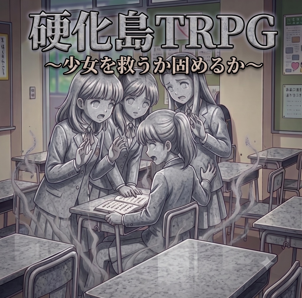 硬化島TRPG～少女を救うか固めるか～