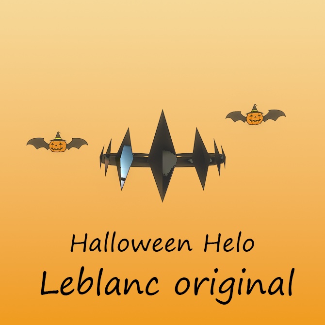【VRC想定】ハロウィンヘイロー/HalloweenHalo
