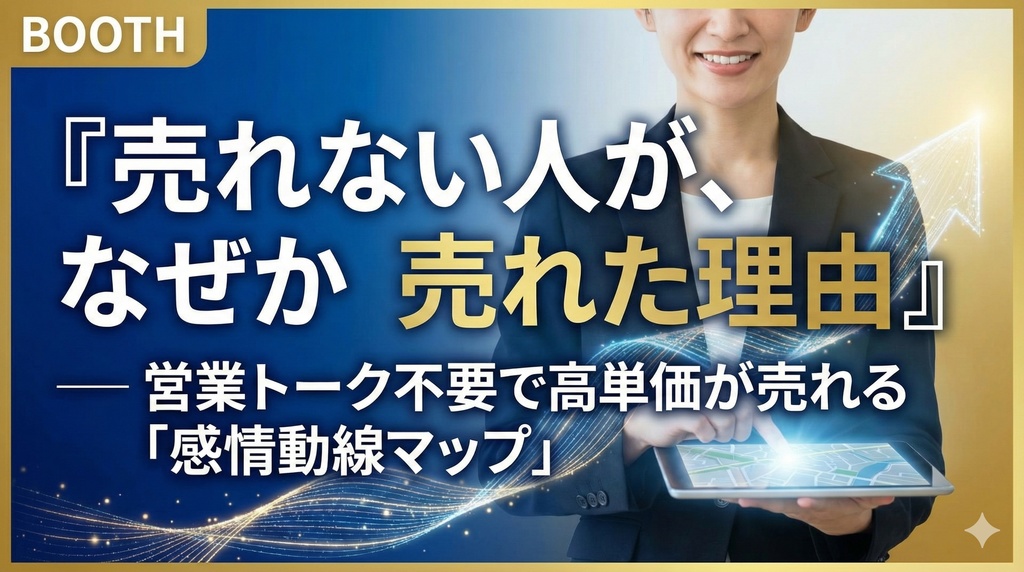 『売れない人が、なぜか売れた理由』 ── 営業トーク不要で高単価が売れる「感情動線マップ」