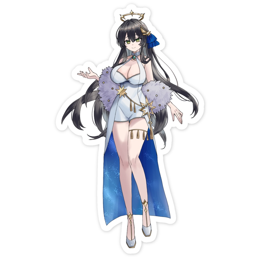 キラキラちゃん スマホステッカー