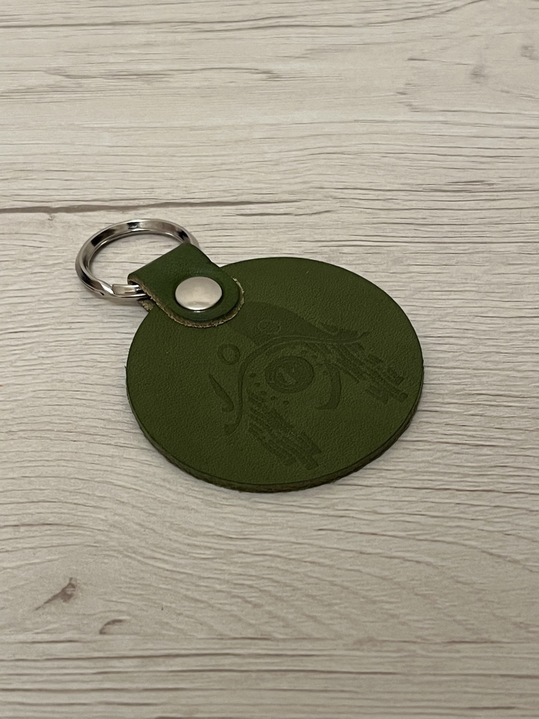 レザーキーホルダー