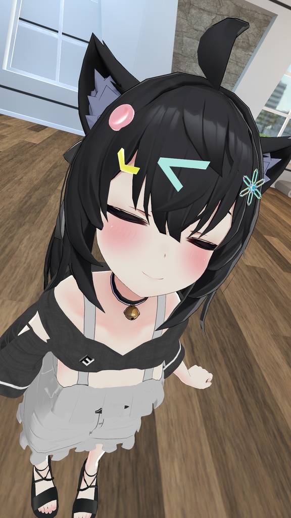 ・v < 髪飾り