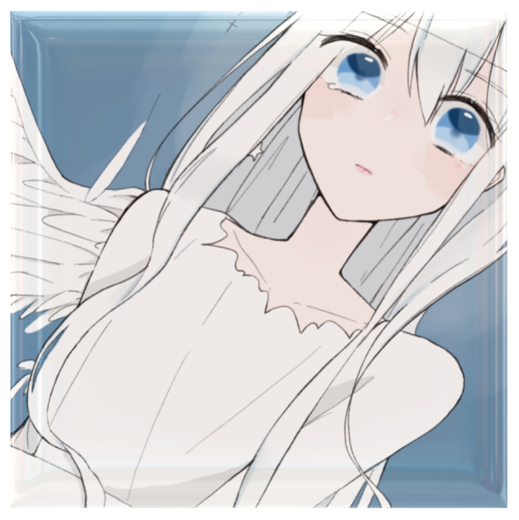 缶バッジ（天使）