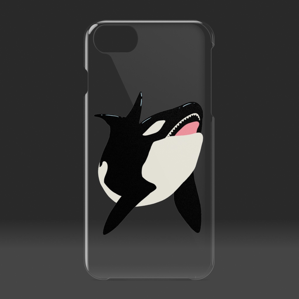 シャチのiPhoneクリアケース
