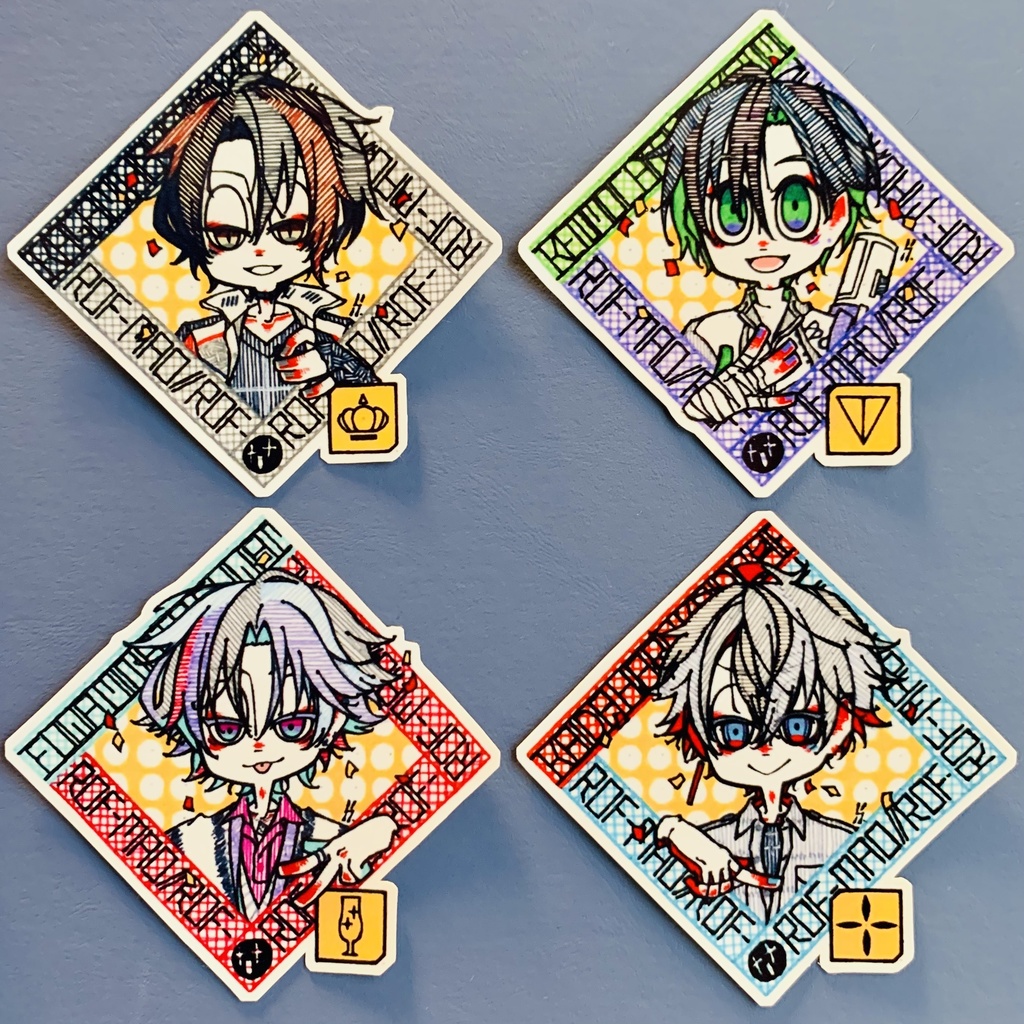 ◎『フルカウント』ろふまおシールステッカー