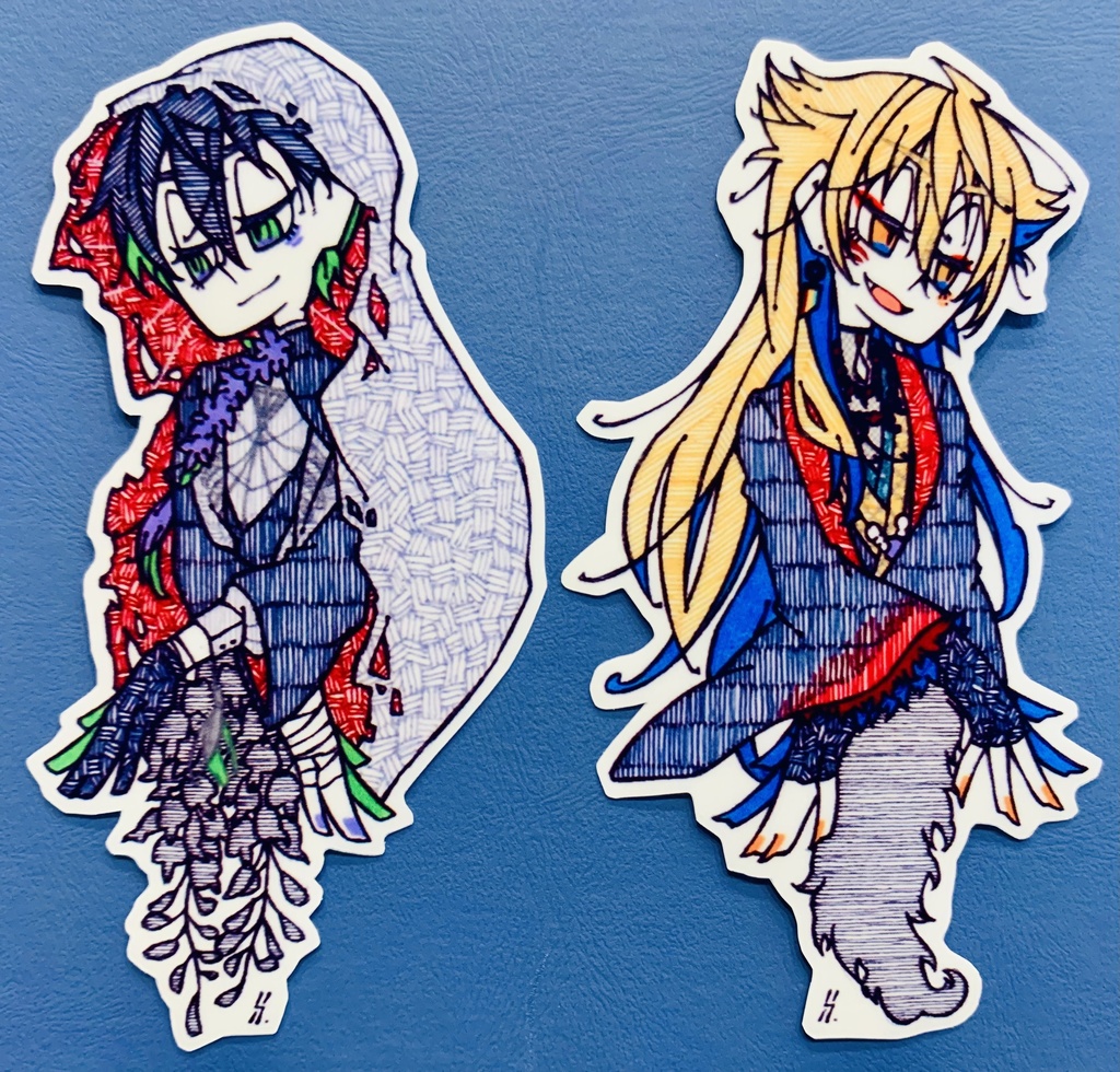 ◎神様シールステッカー(光沢紙・耐水性／光沢・透明(やや乳白色))