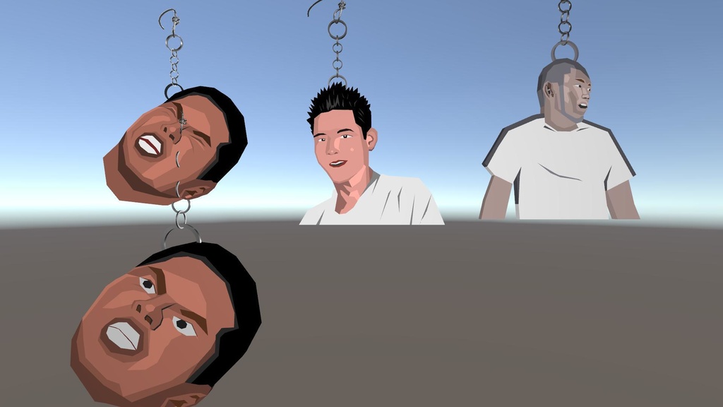 【VRC想定】NEW空手部ピアス3+1点(FBX付き)