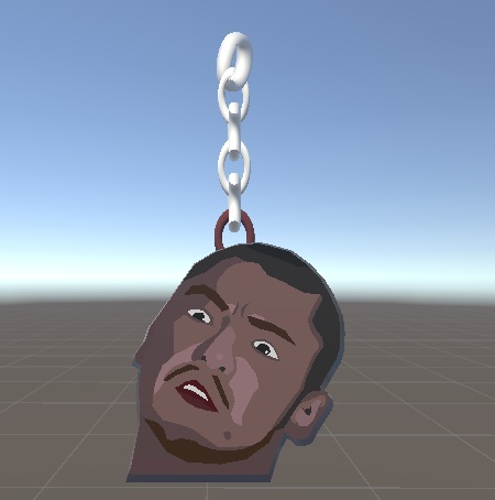 【VRC想定】怒りの空手部!(+1)イヤリング(FBX付き)