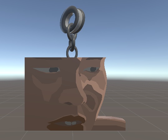 【VRC想定】怒りの空手部!(+1)イヤリング(FBX付き)