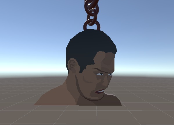 【VRC想定】怒りの空手部!(+1)イヤリング(FBX付き)