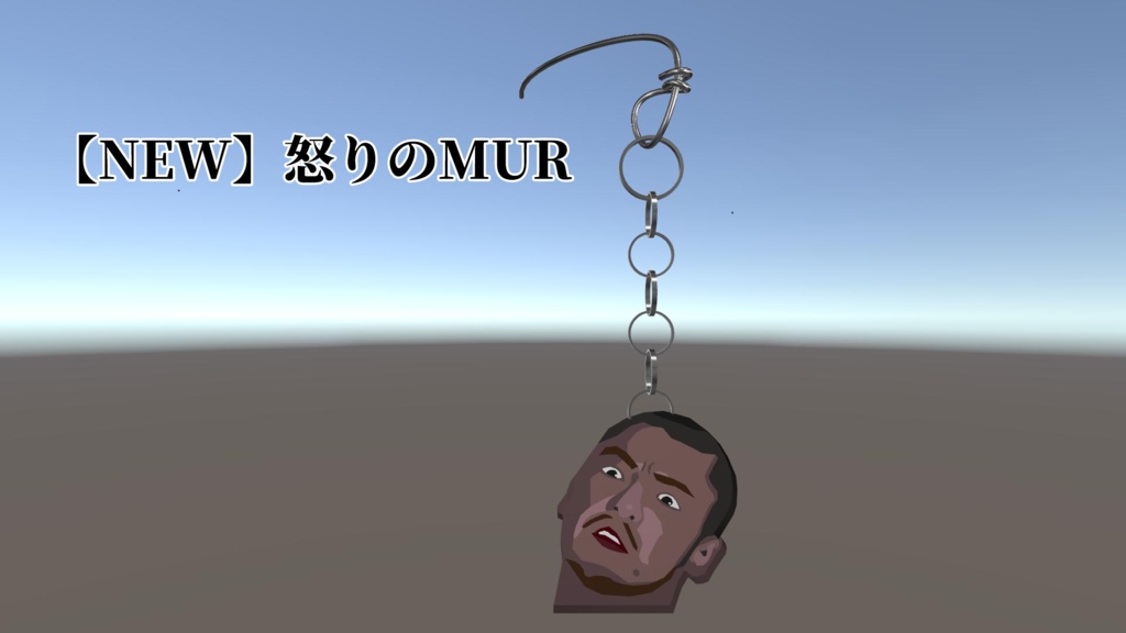 【VRC想定】NEW怒りの空手部!(+1)イヤリング(FBX付き)