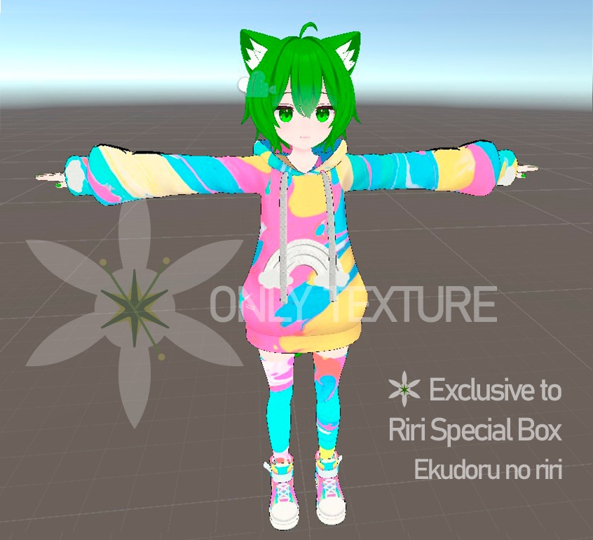 【Rusk/ラスク対応】Hoodie Texture Pack - 3 Unique Designs + Special Edition (+PSD)